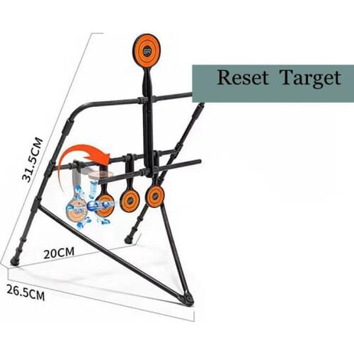 New Airsoft Gear Paintball 5 Targets Resetting For Child Spinner Shooting Hunting Game Kids Outdoor Practice/Playing Accessory