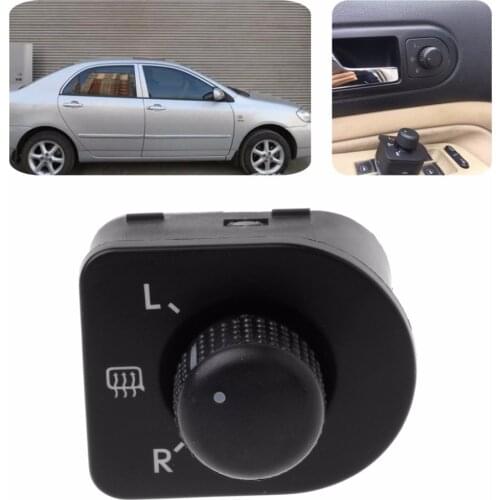 OOTDTY 1J1959565F Car Rear Side Mirror Switch Heating Control For VW Beetle Passat B5 Jetta Golf MK4 Car Accessories
