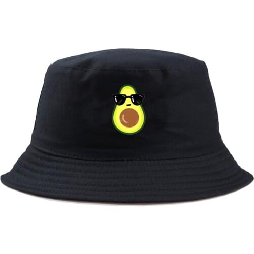 Avocado Bucket Hat Vegan unisex fashion outdoor travel fishing hiking hat Bob Caps women men panama hat sun cap fisherman hat