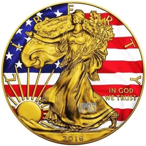 Custom 3D Gold Coin Trend Personality US Military Coins