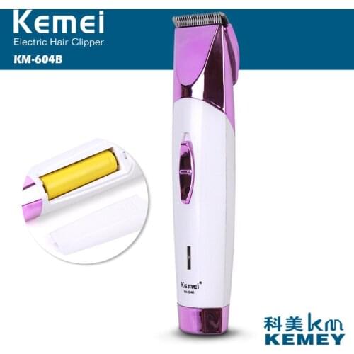 Kemei Professional Rechargeable Hair Clipper Cordless Hair Trimmer Electric Hair Cutting Machine With 3 Combs