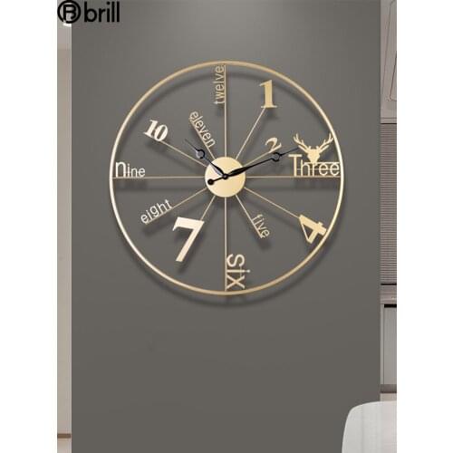 Nordic Simple Wall Clock Modern Wall Clocks for Living Room Decoration Creative Fashion Art Clocks Wall Home Decor Reloj Pared
