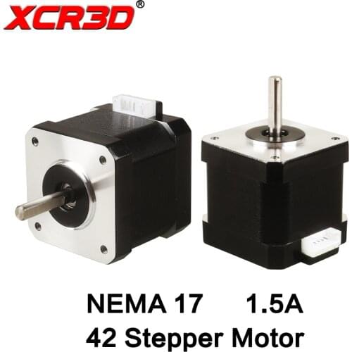 XCR3D Nema17 Stepper Motor 1.5A-17A Nema 17 40mm 42BYGH 4 lead Stepping Motor with 1m 2m XH DP line for 3D Printer CNC Machine
