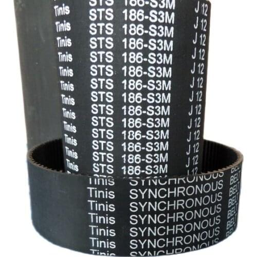 Tinis STS/STD 186-S3M Synchronous Belt, Timing Belt,Transmission Belt