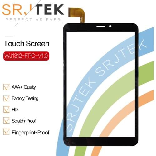 SRJTEK New Capacitive touch screen WJ1312-FPC-V1.0 touch panel digitizer sensor For 8'' inch Prestigio GRACE 3118 3G PMT3118