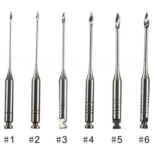 6pcs/pack Dental Endodontic Gates Drill Glidden Burs Drills 28mm & 32mm Endo files gate Reamers Dentist Materials