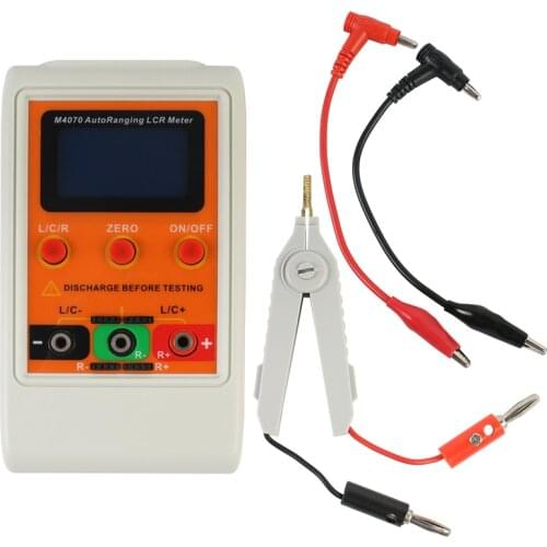 LCR Bridge Tester M4070 Capacitance Inductance Meter Automatic Range 1% Accuracy 5 Digit Display High Precision