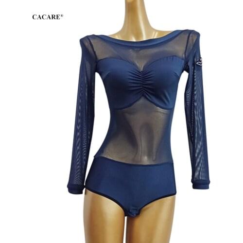 Leotard Women Bodysuit for Ballroom Dance Competition Dresses Waltz Latin Tango Dresses Standard Flamenco Costume Body D0739