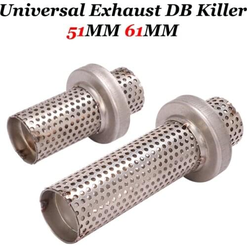 Slip On Universal Motorcycle 51mm 61MM DB Killer Silencer Noise Sound Eliminator Exhaust Flow Moto Escape Muffler Kill DB