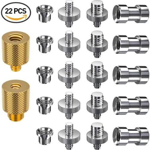 Camera Screw, 22 Pcs Tripod Screw Adapter Converter Screws Pack