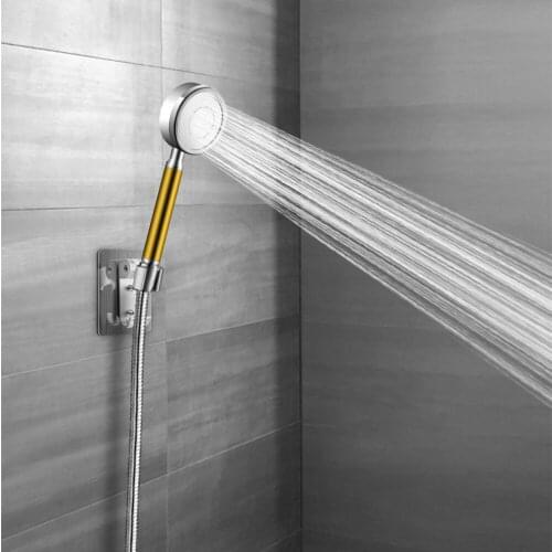 Higher Aluminum Shower Head Handheld High Pressure Booster Water Saving Bathroom Shower Bath Head Household Shower Head Rainfall