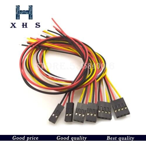 10PCS 20CM Single head Dupont Line Dupont connector plug with cable jumper wire 2.54MM PITCH 2/3/4/5/6/7/8/9/10 PIN 2P/3P/4P/5P