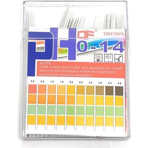 100pcs PH Test Strips Laboratory Household PH Test Strip Indicator PH0-14 Test Paper For Water Saliva Urine Testing Measuring