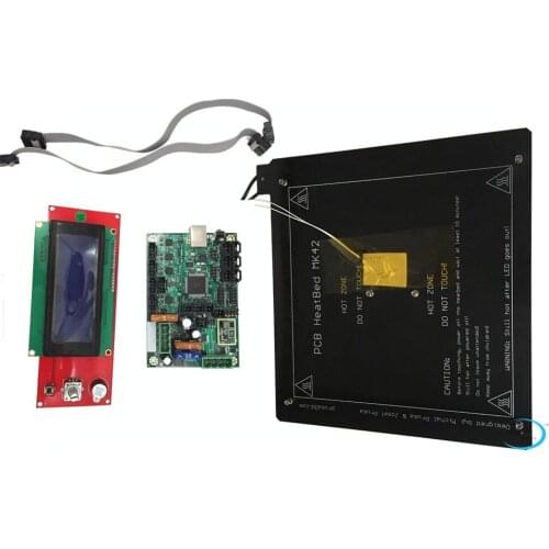 Prusa i3 mk2 mk2s 3d printer DIY kit with Mini-Rambo 1.3a board 2004 LCD pcb heated bed, hot end kit, stepper motors