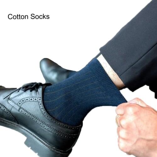 5Pairs/Lot Fashion Brand Men Socks High Quality Cotton Socks Summer Socks calcetines Breathable Stripe Business Socks Men Meia