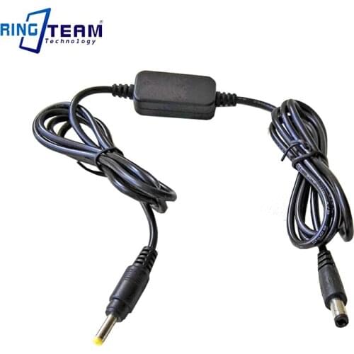 50pcs/Lot 5.5 x 2.5 to 4.0 x 1.7 mm DC Cable Improve Votage to 8.7V for Coupler DMW-DCC11 DCC8 DCC9 Fit NP-F970 Battery Holder
