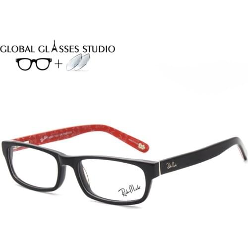 Acetate Womens Glasses Frame Mens Eyeglasses Optical Myopia Fashion Spectacle Frame Glasses RM1005