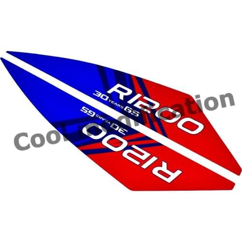 Motorcycle Tank Side Pad Protector Stickers For BMW R1200GS R 1200 GS 30 Years LC 2013-2018 PVC Waterproof Decal Case