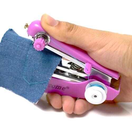 Home portable mini-manual sewing machine wholesale outdoor sewing machine travel pocket sewing machine 105 g