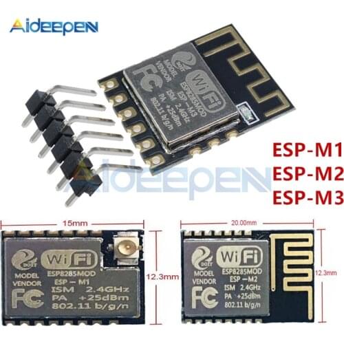 ESP8285 ESP-M1 ESP-M2 ESP-M3 Serial Port Wireless WiFi Control Module Compatible ESP8266 TCP/IP Protocol 32-bit Microprocessor