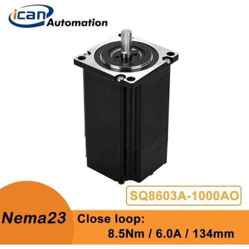 ICAN Nema 34 Hybrid Servo Stepper Motor 8.5Nm 6A Closed Loop Stepper Motor