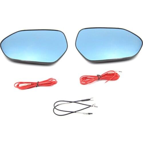 July King Rearview Mirror Lens Case for Toyota Camry 2018-2021 Corolla 2019-2021 Crown 2020+, Anti-glare, Turn Signals, Heating