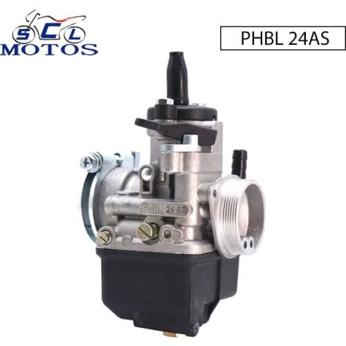 Sclmotos- PHBL 24AS Carburateur Motorcycle Carb 4 Stroke R2710 for Dellorto PHBL 24 AS for Piaggio Vespa PK 50/125 ET3 Racing