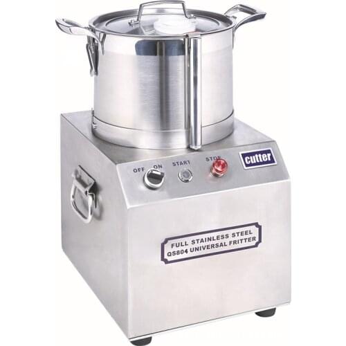 Commercial electric food chopper household stainless steel food processor 4L high speed ginger garlic peanut meatball processor