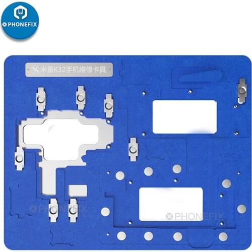 MJ K32 Phone Circuit Board Soldering Jig Fixture for iPhone 11/11Pro/11Pro Max Motherboard Soldering Repair PCB Fixture Holder