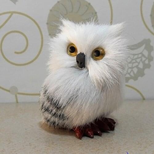 Simulation Owl Animal Figure Collectible Toys Raptor Animal Action Figures Kids Plastic Cement Toys