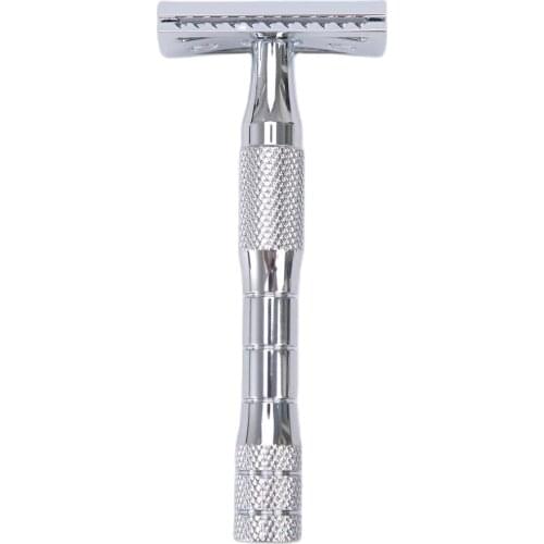 Yaqi Chrome Color Stainless Steel Handle 3 pcs Men Safety Razor