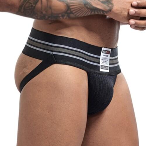 Men Underwear Jock Strap Elastic Hip Lifting Breathable Sexy Appeal Fashion Mens Thongs 100% Brand New