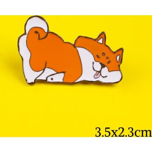 Cute Cartoon Series Set Panda Metal Badges On Clothes Jeans Jacket Lapel Pin Bags Badge Gifts Accessories Anime Icons Brooches