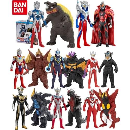 New Bandai Ultraman Toys Set Anime Monster Serojedd Rob Zeta Ultraman PVC Action Figure Model Toy Collection for Kids Toy Gift