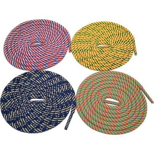 Weiou Official Shoelaces Store 30 Pairs A Lot Top Quality Multi Color Polyester Ropes Round Casual Sports Boots Laces 60-180CM