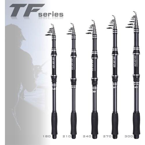 Portable Rock Fishing Rod 1.8M 2.1M 2.4M 2.7M 3.0M Carp Rod Telescopic Sea Fishing Rod Spinning Rod Carbon Fiber Ultralight Hard