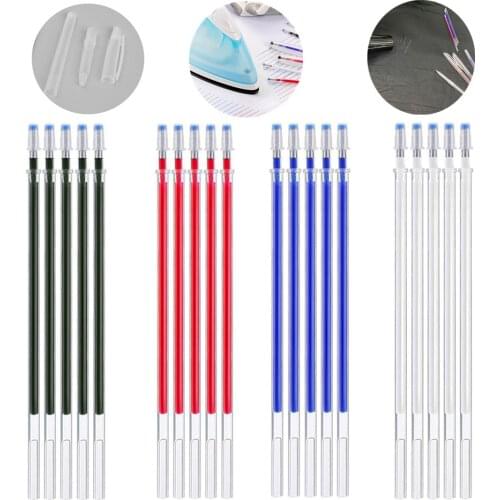 20pcs Fabric Marker Heat Erasable Pen Refill High Temperature Disappearing Pen DIY Patchwork Dressmaking Sewing Accessories