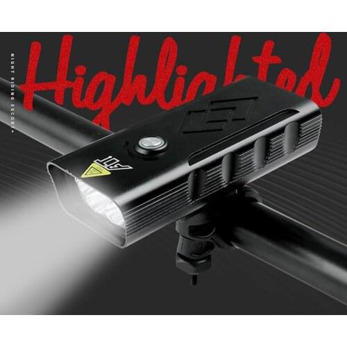 5T6 TYPE-C Bike Light Rechargeable 5000 Lumens 9600mAh Bike Headlight LED Super Bright Flashlight Front Lights Back Rear Lamp