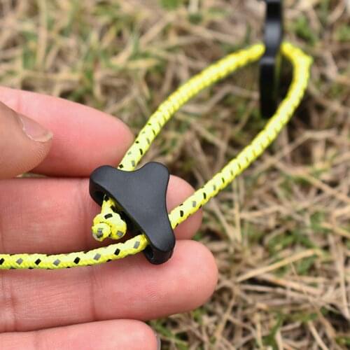 10pcs Hiking Rope Buckle Outdoor Camping Tent Rope Fastener Adjuster Non-Slip Camping Portable Outdoor Accesories
