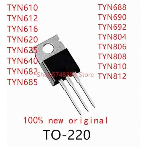 10PCS TYN610 TYN612 TYN616 TYN620 TYN625 TYN640 TYN682 TYN685 TYN688 TYN690 TYN692 TYN804 TYN806 TYN808 TYN810 TO-220