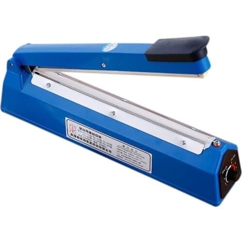 12 Inch Food Sealer Packaging Machine Sealing Machine Hand Pressure Manual Impulse Heat Sealer Bag Machine Eu Plug