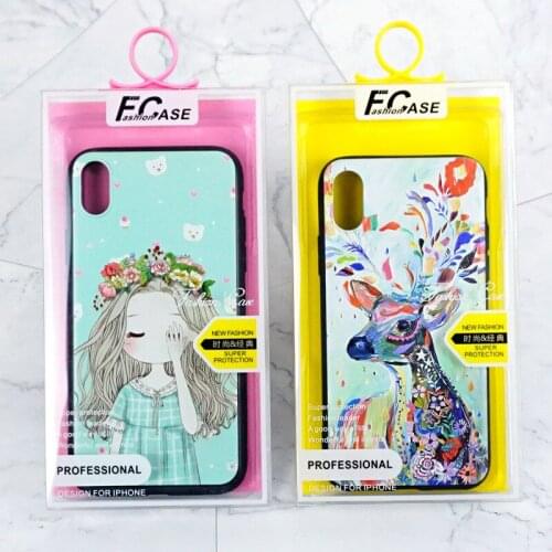 200pcs/lot Blister PVC Plastic Clear Retail Packaging Package Box for iPhone X RX,XS 7 7P 8 Plus Clear Mobile Phone Case Cover