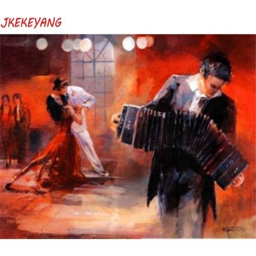 5D DIY square/round Diamond painting Couple dancer Cross Stitch Diamond Embroidery Pattern Rhinestone J1508