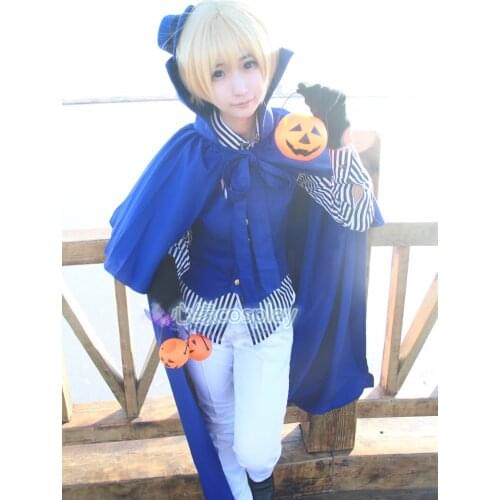 APH Arthur Kirkland cos Anime Axis Power Hetalia cosplay Halloween sets Unisex cosplay costumes shirts+vests+capes+pants+hats