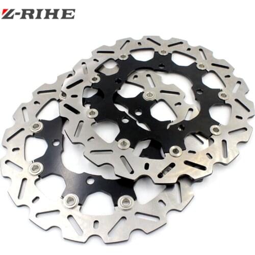 For SUZUKI Aluminum alloy&Stainless steel motorcycle front brake disc roto For SUZUKI GSR400 GSR600 GSR 400 600 GSR 400 GSR 600