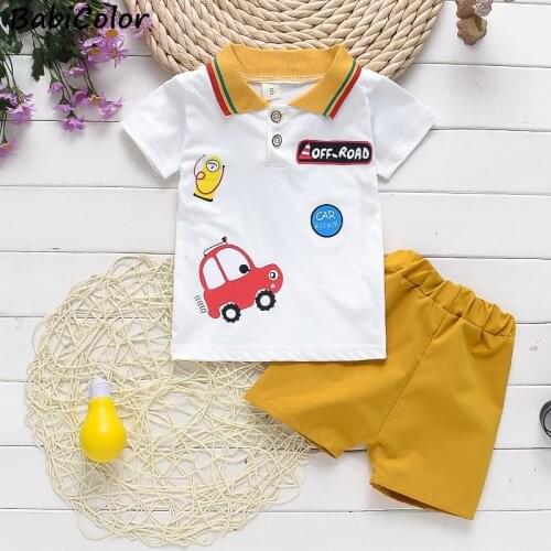 BibiCola Infant boys summer clothing Sets Baby Cotton Blue Color Tie Plaid Suit For Little Boy Plaid Gentleman Vest style TShirt