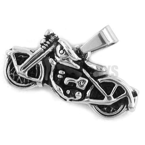 Free shipping! Motorcycle Pendant Stainless Steel Jewelry Classic Motor Biker Pendant SWP0189