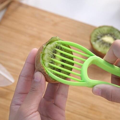 Fruit Knife Kiwi Peelers 3-in-1 Cutter 2020 Newest Kitchen Tools Double Multi-Functional Green Fruit Cut Fruit Device