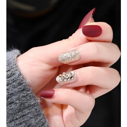 Nail Patch Finished Product Wear 30 Pieces Of Removable Nail With Drill Nail Piece False Nail With Pattern