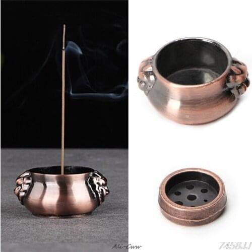 Incense Burner Plate Holder Ash Catcher Holder Ornament for Buddha Temple Incense Stick Cone Incense 7 Holes Home Teahouse Decor